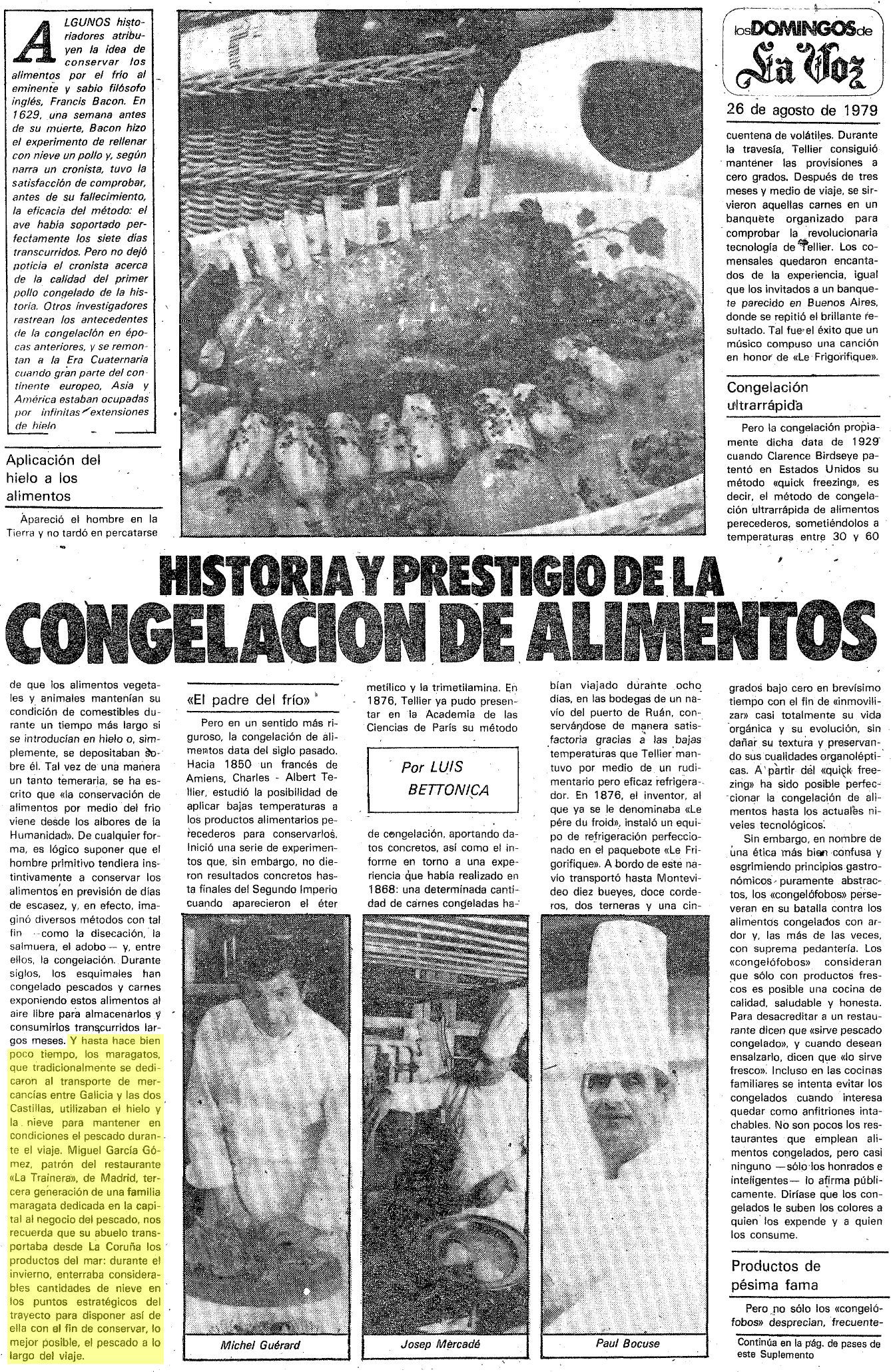 La Voz de Galicia, 26/08/1979