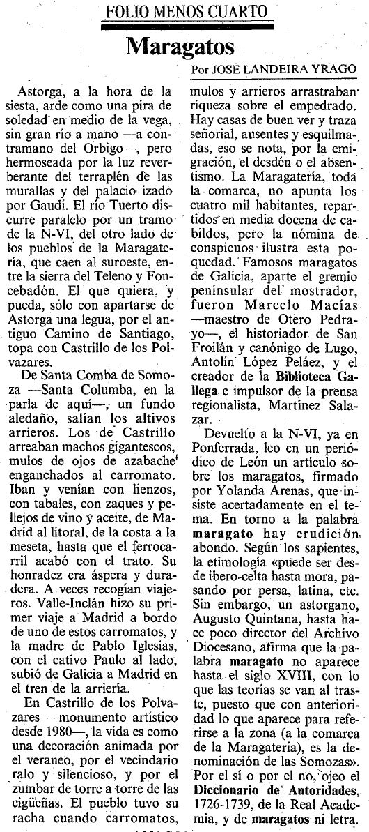 La Voz de Galicia, 07/08/1987