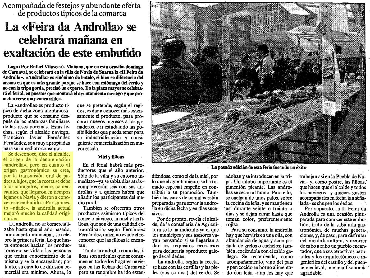 La Voz de Galicia, 29/09/1992