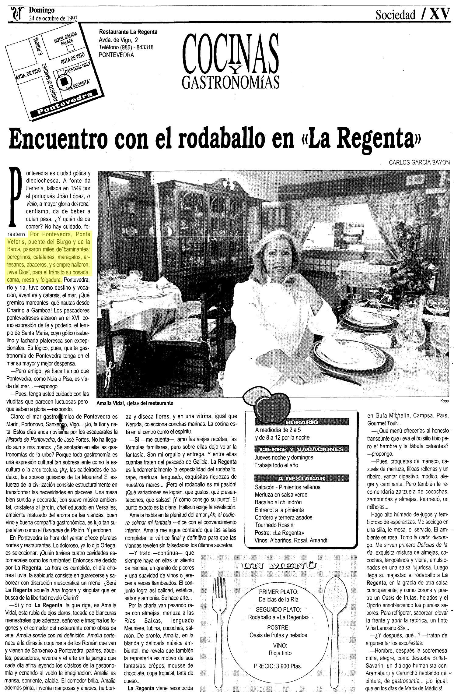 La Voz de Galicia, 24/10/1993