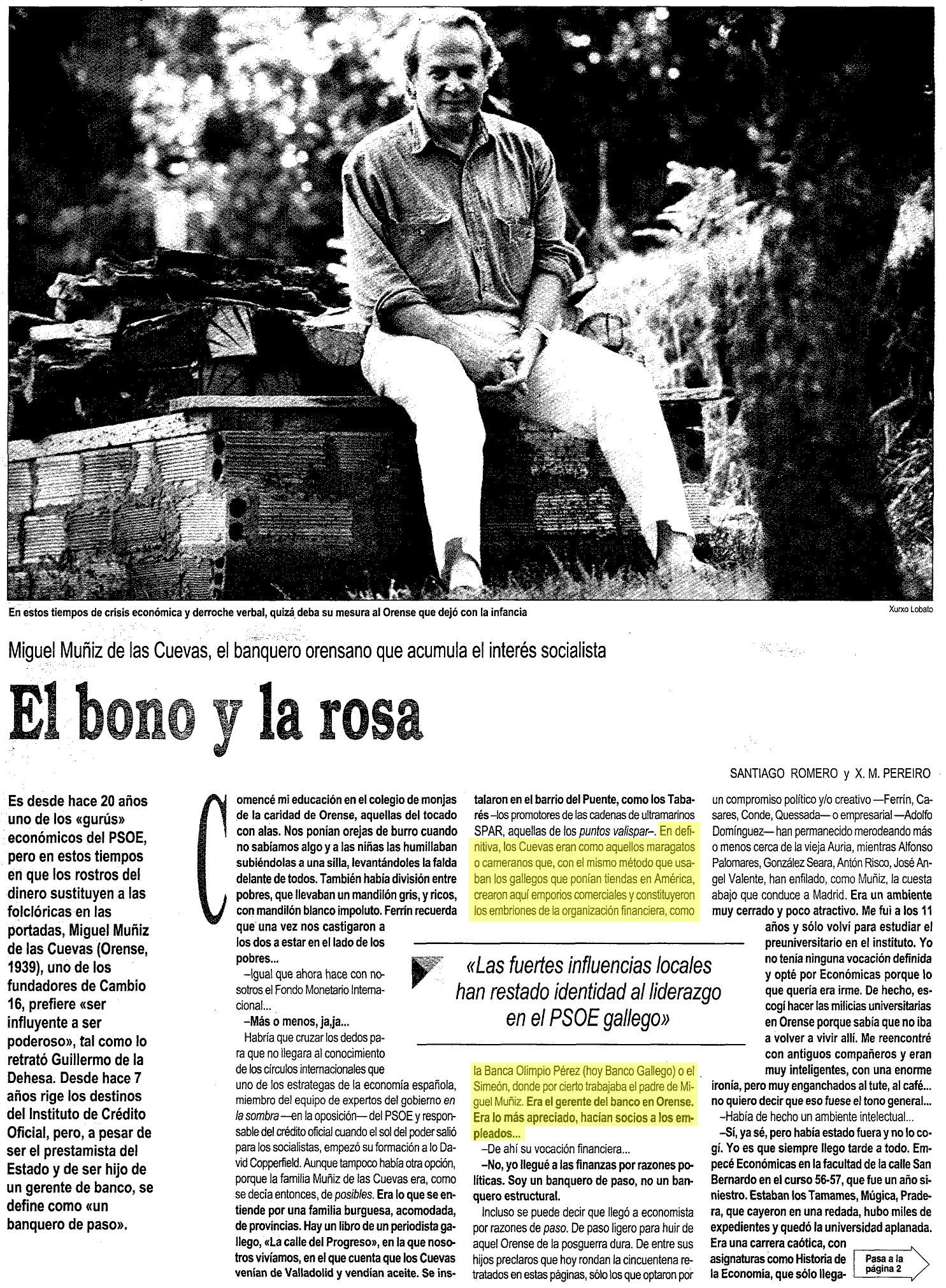 La Voz de Galicia, 31/10/1993