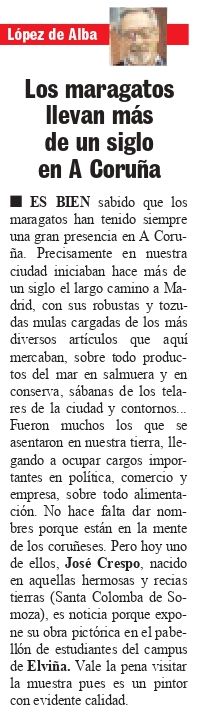 La Voz de Galicia, 20/12/1998