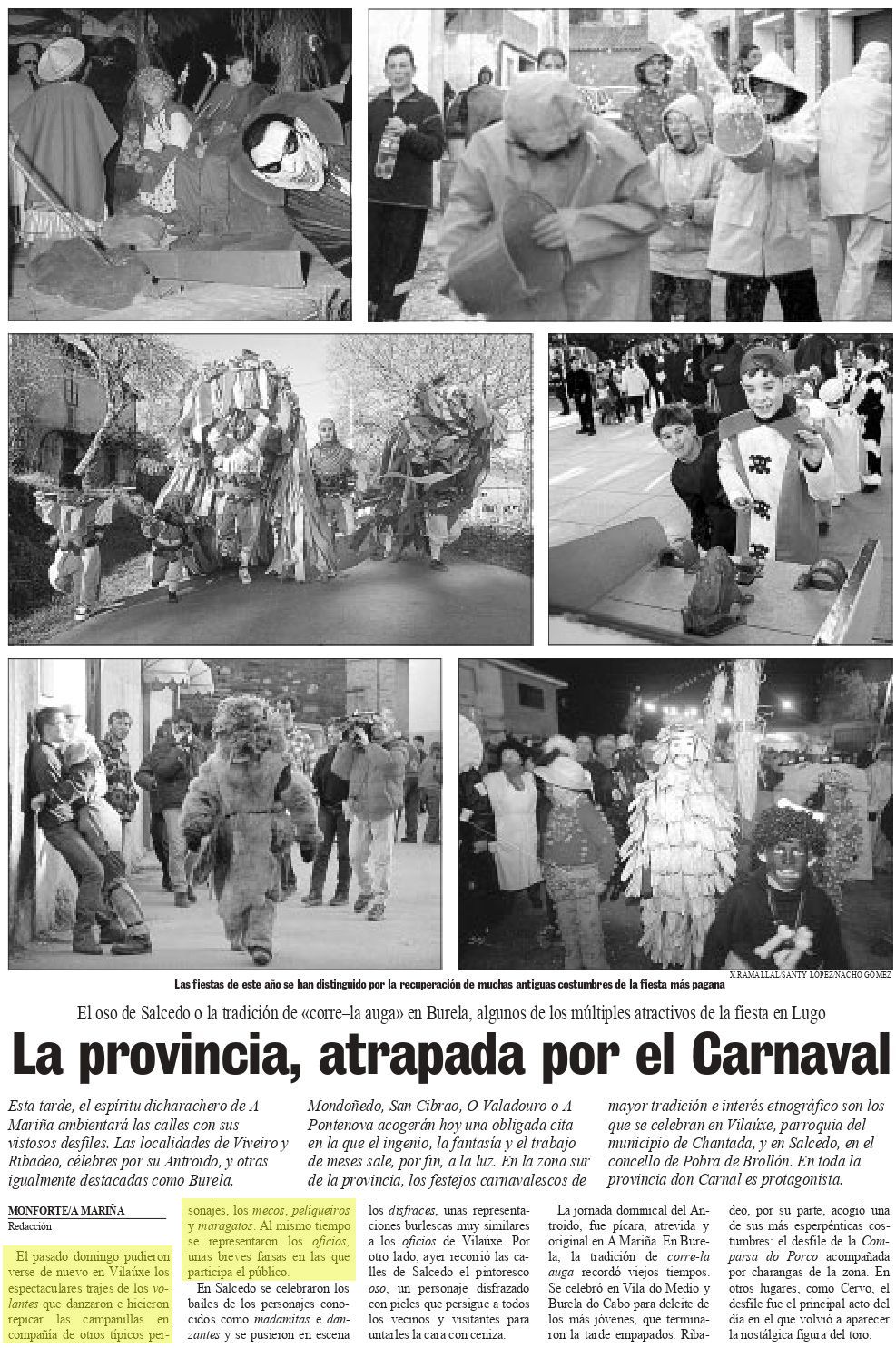 La Voz de Galicia, 16/02/1999