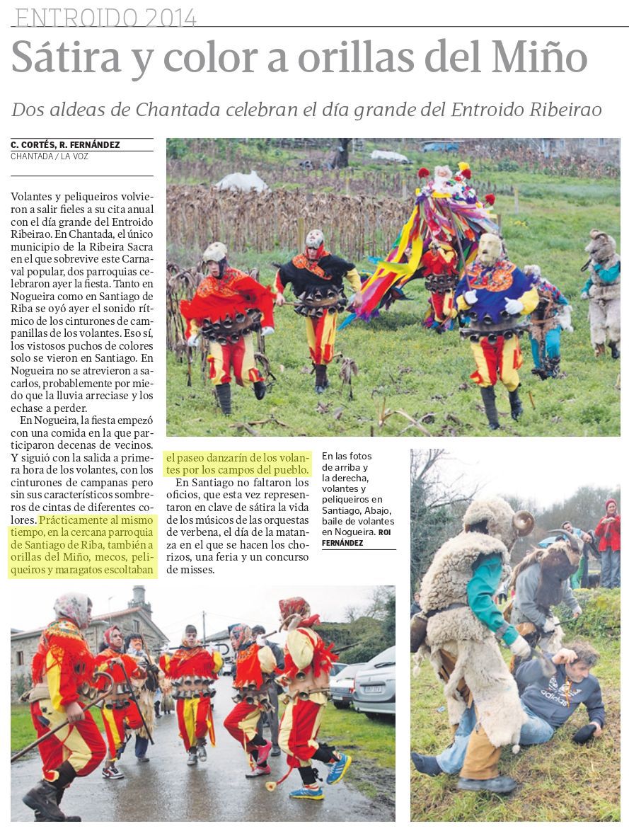La Voz de Galicia, 03/03/2014